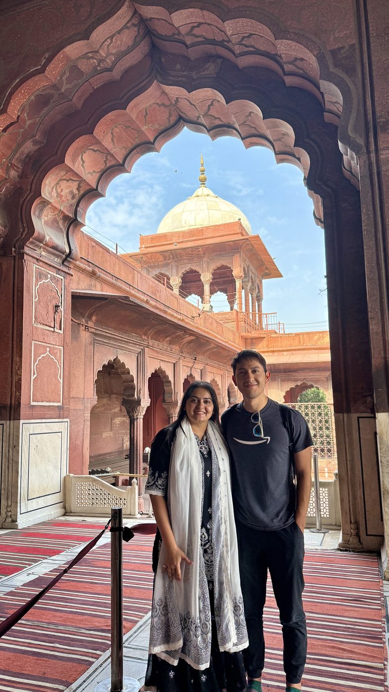 Avani and Alex in Delhi